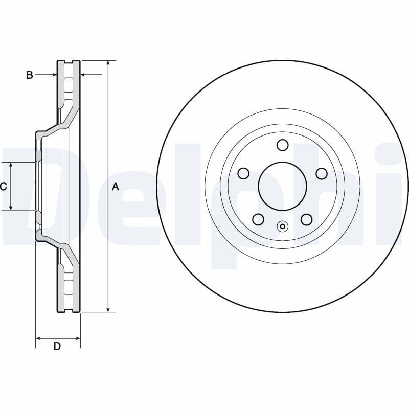 Disc frana DELPHI BG9955