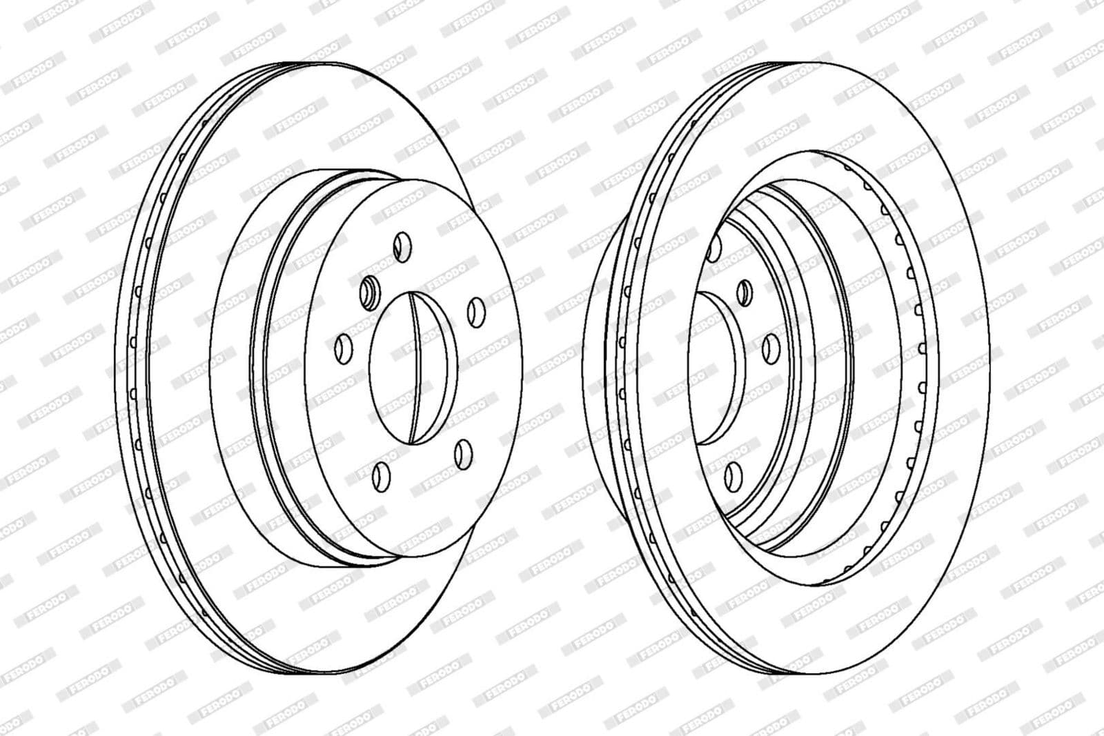 Disc frana FERODO DDF1697C