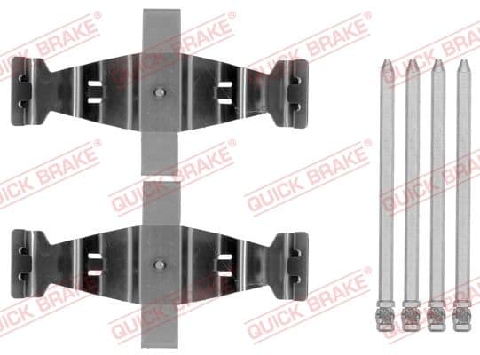 Set accesorii, placute frana QUICK BRAKE 109-1786