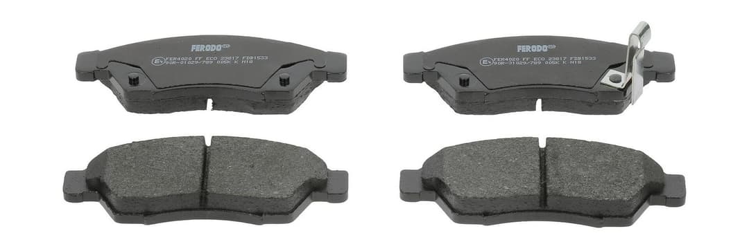 set placute frana,frana disc FERODO PREMIER ECO FRICTION FDB1533