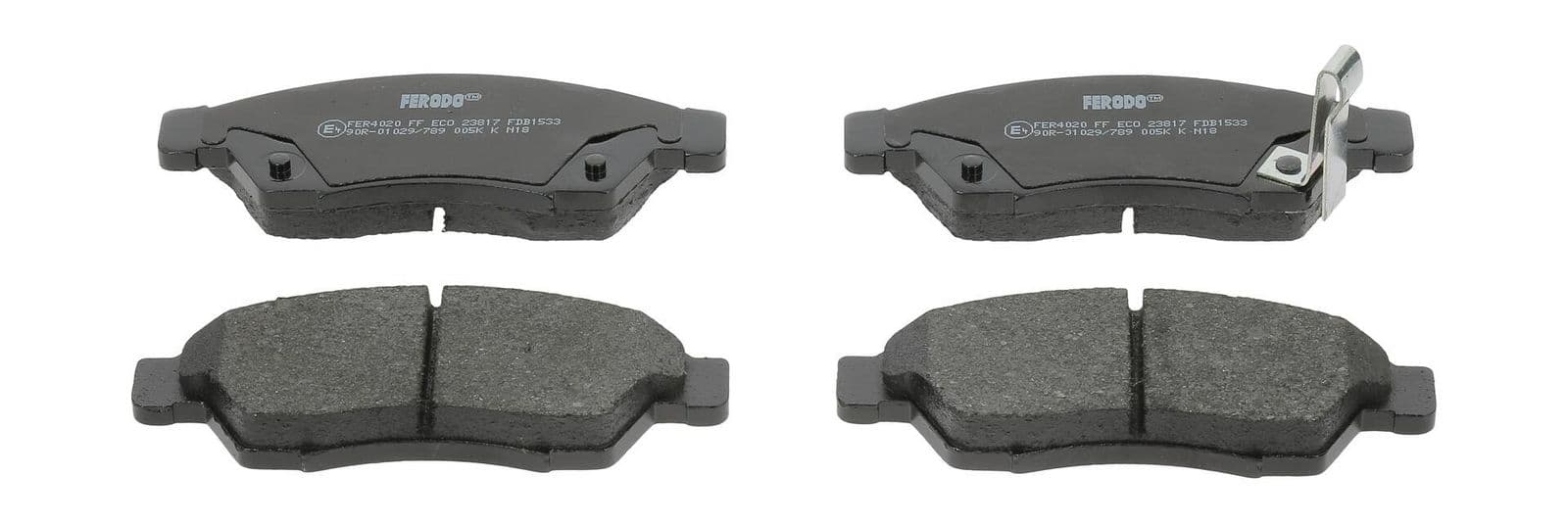 set placute frana,frana disc FERODO PREMIER ECO FRICTION FDB1533