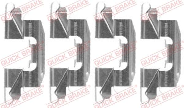 Set accesorii, placute frana QUICK BRAKE 109-1720