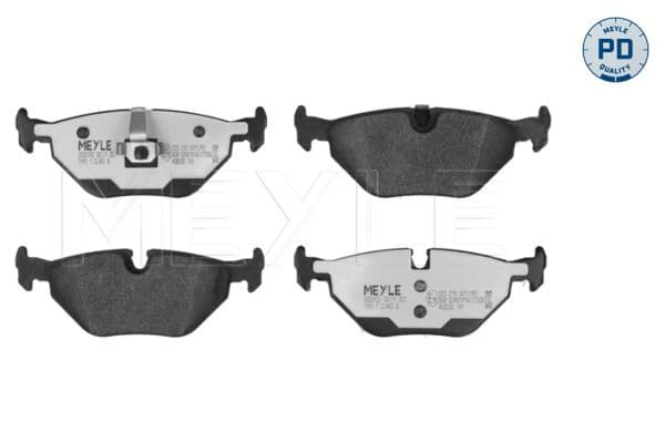 set placute frana,frana disc MEYLE -PD: Advanced performance and design. 025 219 3417/PD