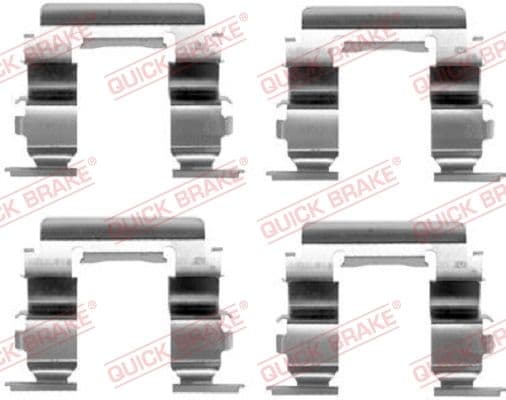 Set accesorii, placute frana QUICK BRAKE 109-1181