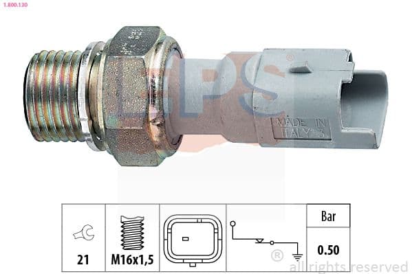 Senzor presiune ulei EPS Made in Italy - OE Equivalent 1.800.130