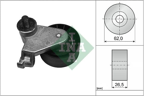 rola intinzator,curea distributie Schaeffler INA 531 0171 10