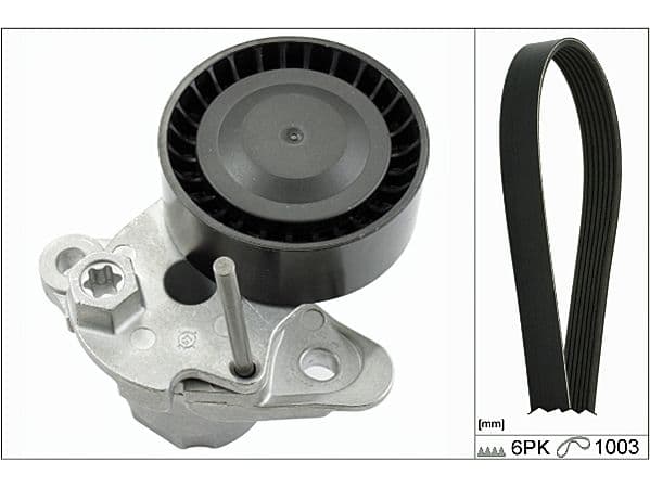 Set curea transmisie cu caneluri Schaeffler INA 529 0159 10