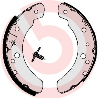 Set saboti frana BREMBO S 24 537