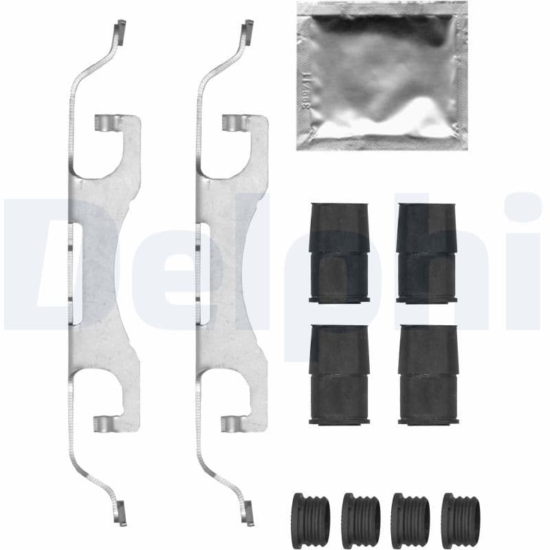 Set accesorii, placute frana DELPHI LX0698