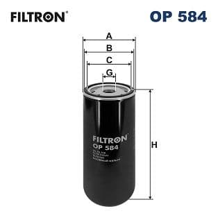Filtru ulei FILTRON OP 584