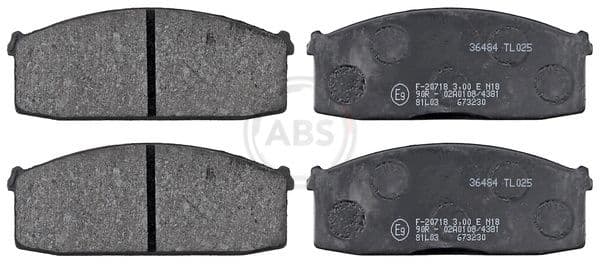 set placute frana,frana disc A.B.S. 36484