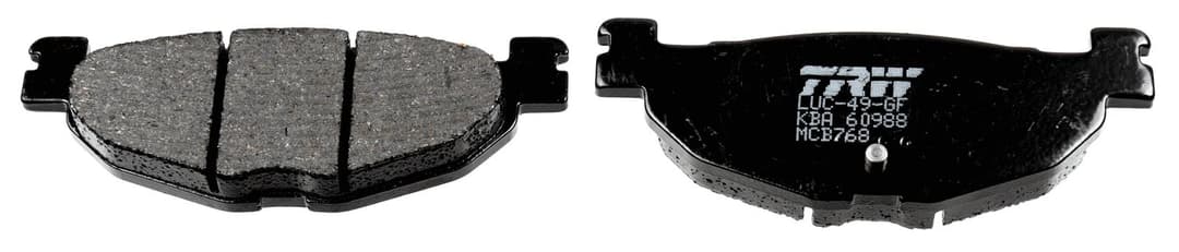 set placute frana,frana disc TRW Organic Allround MCB768