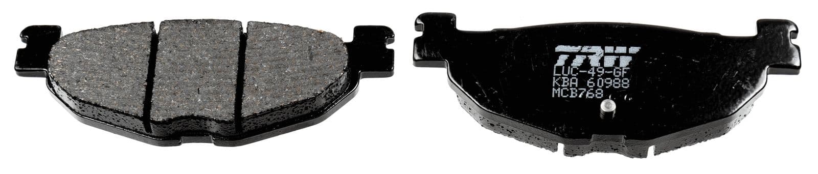 set placute frana,frana disc TRW Organic Allround MCB768