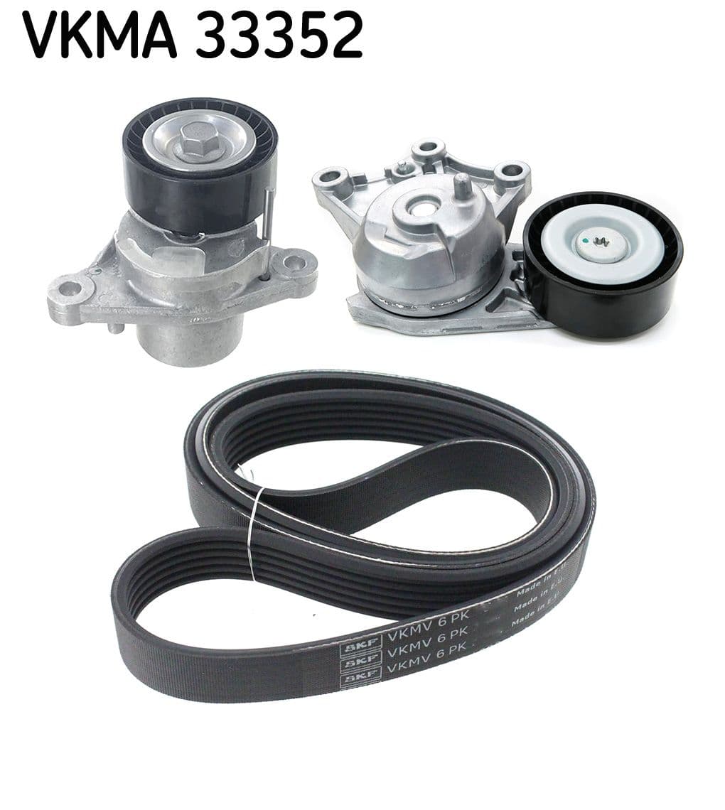 Set curea transmisie cu caneluri SKF VKMA 33352