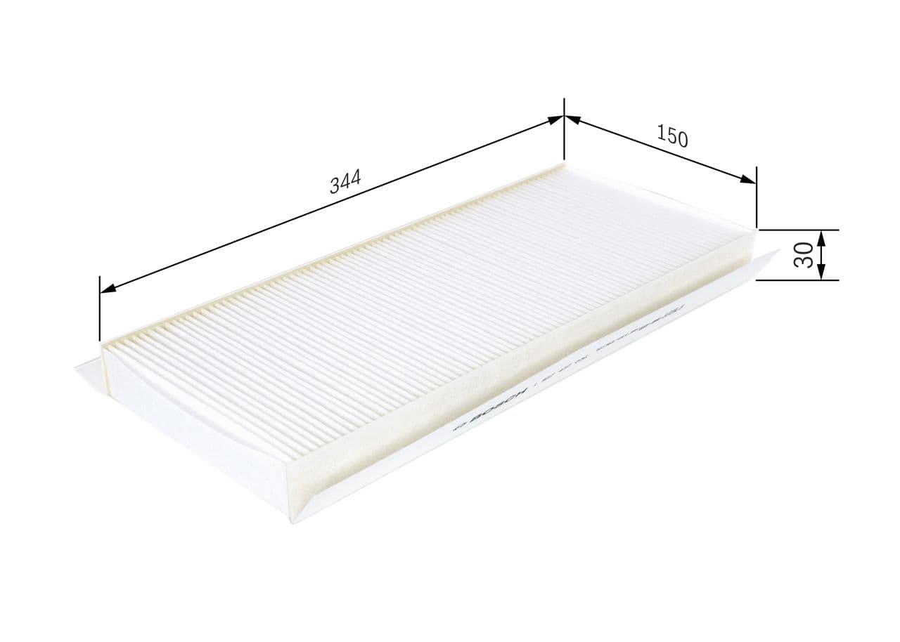 Filtru, aer habitaclu BOSCH 1 987 432 006