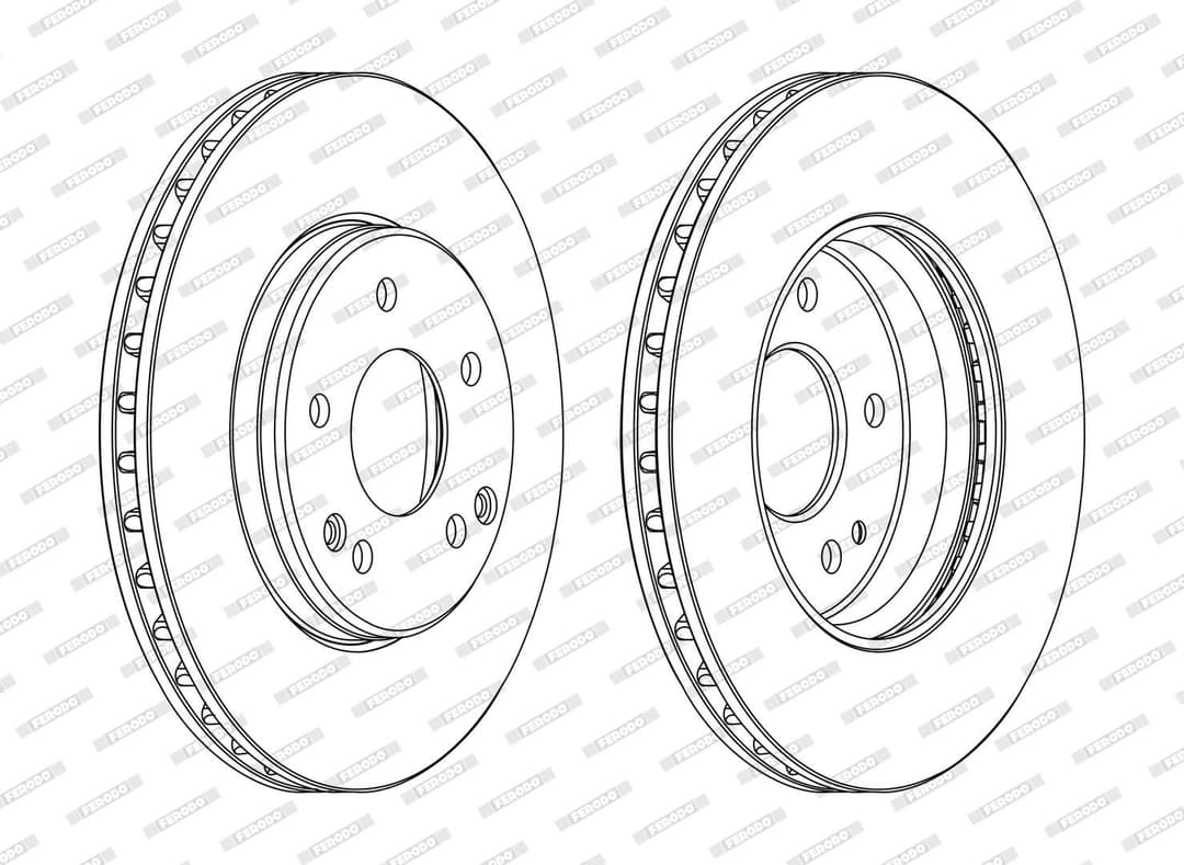 Disc frana FERODO DDF1134C