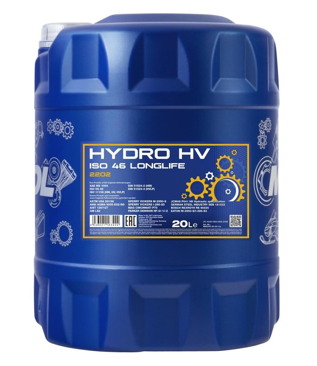 MANNOL HYDRO ISO 46 HV- 20L