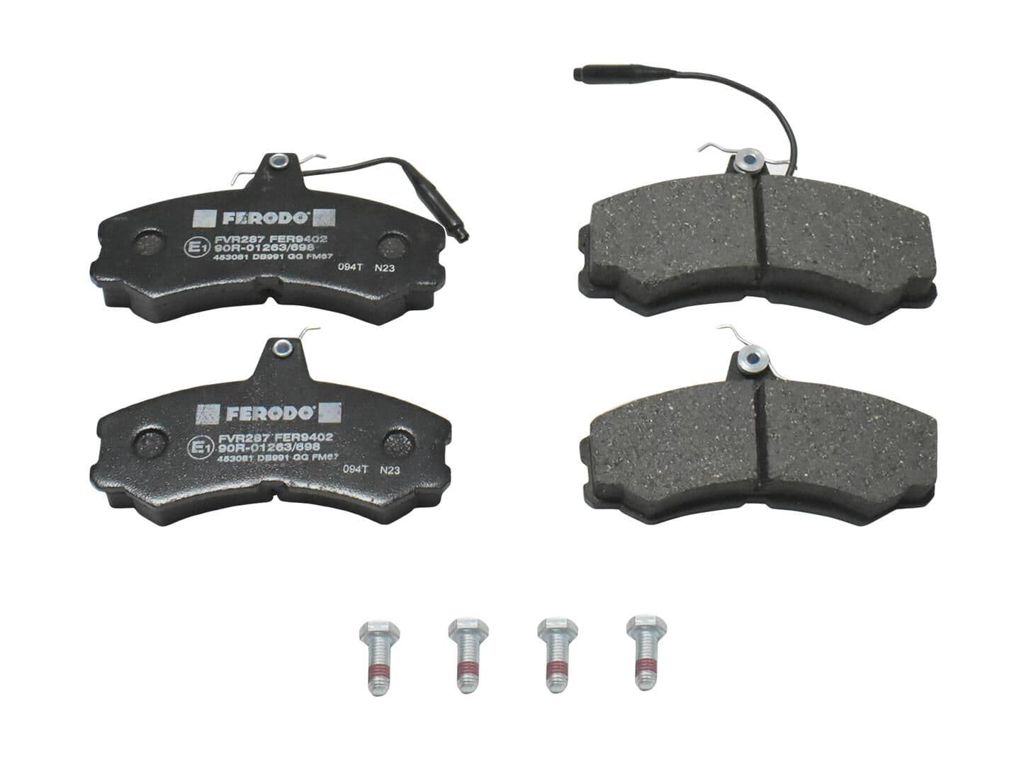 set placute frana,frana disc FERODO PREMIER ECO FRICTION FVR287