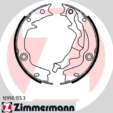 Set saboti frana, frana de mana ZIMMERMANN 10990.155.3