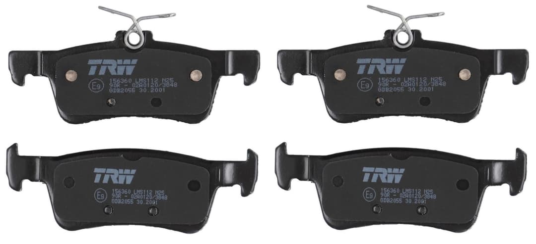 set placute frana,frana disc TRW GDB2055