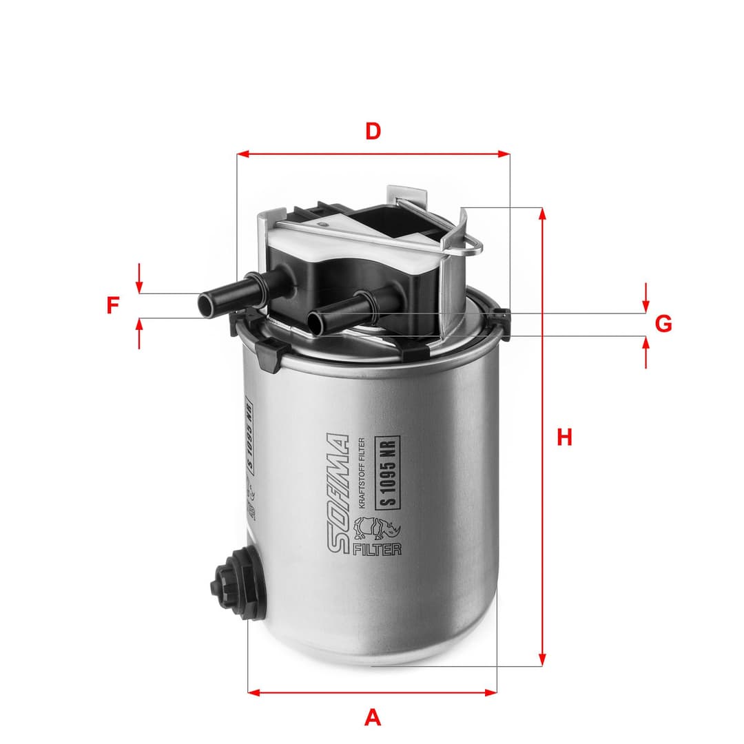filtru combustibil SOFIMA S 1095 NR