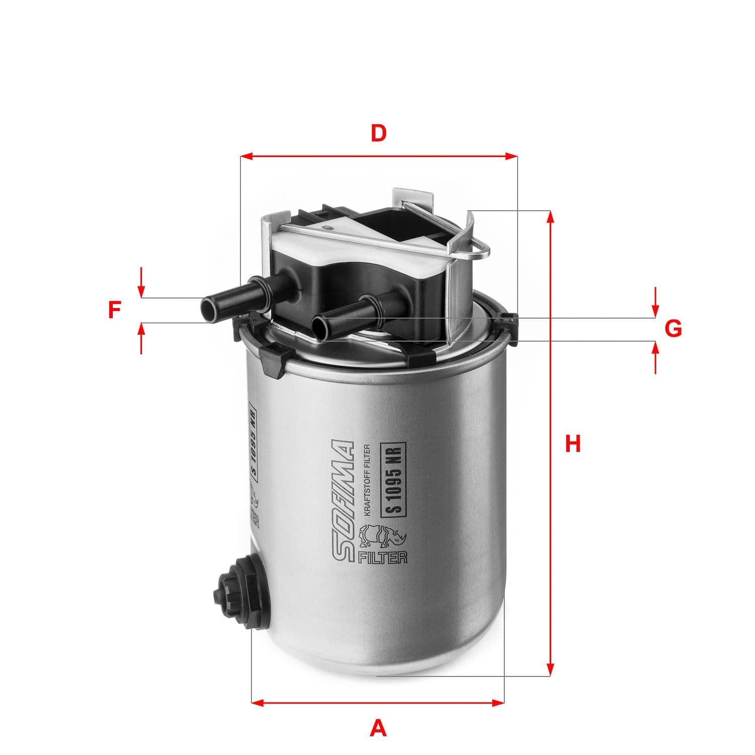 filtru combustibil SOFIMA S 1095 NR