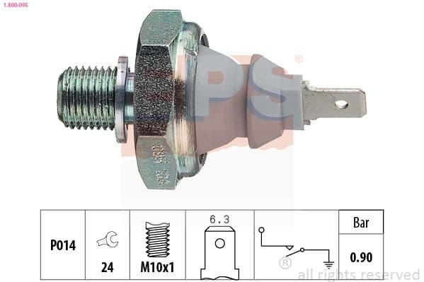 Senzor presiune ulei EPS Made in Italy - OE Equivalent 1.800.095