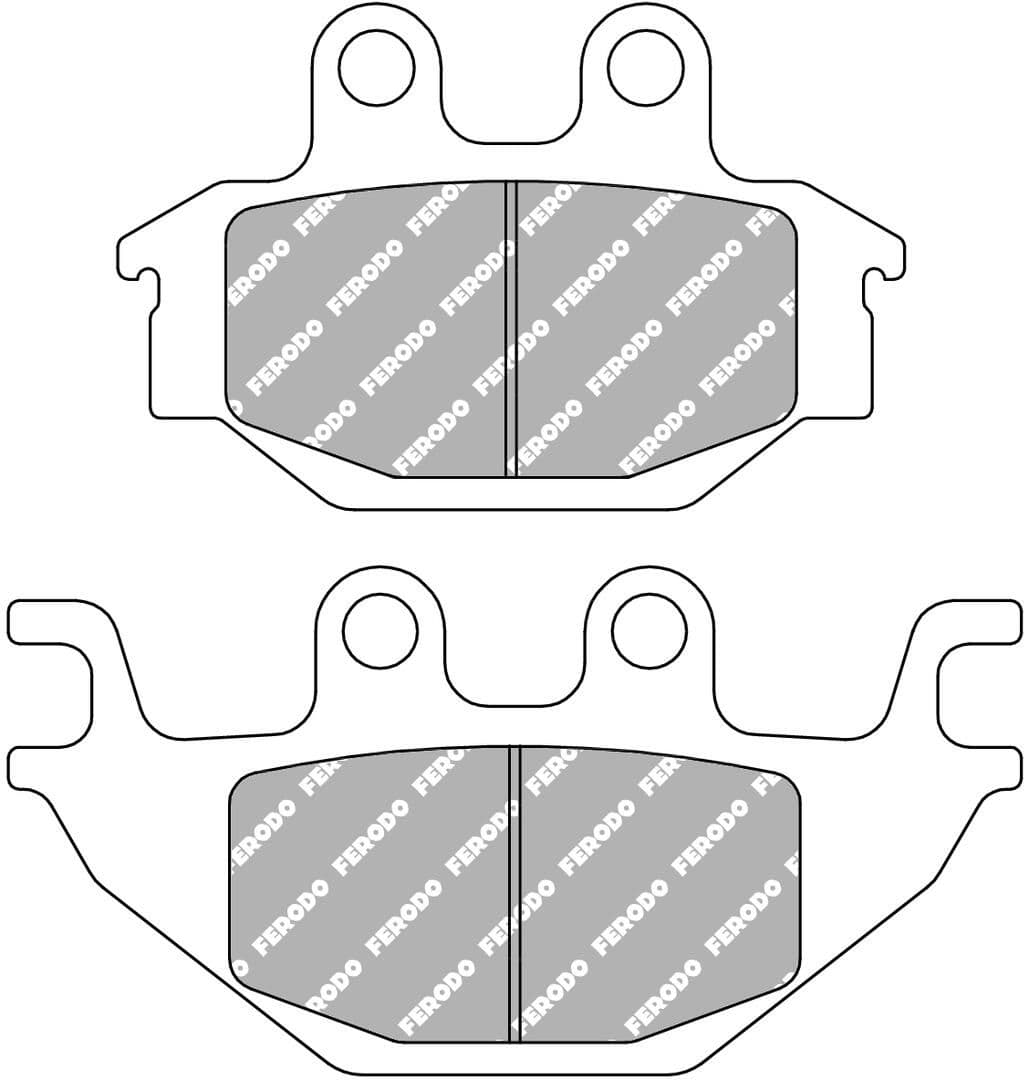 set placute frana,frana disc FERODO RACING FDB2184P