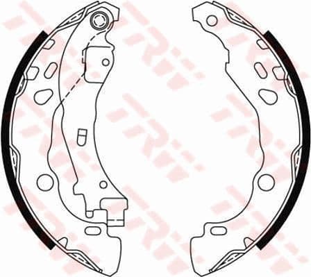 Set saboti frana TRW GS8474