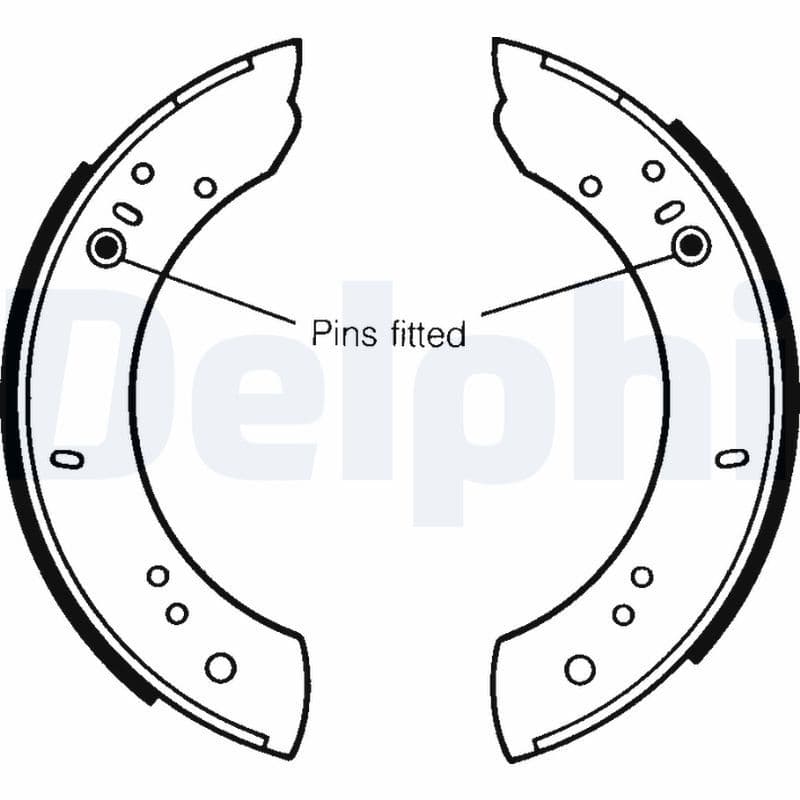 Set saboti frana DELPHI LS1072