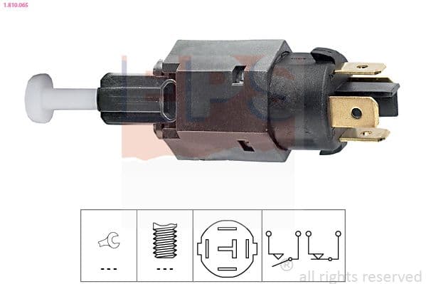 Comutator lumini frana EPS Made in Italy - OE Equivalent 1.810.065