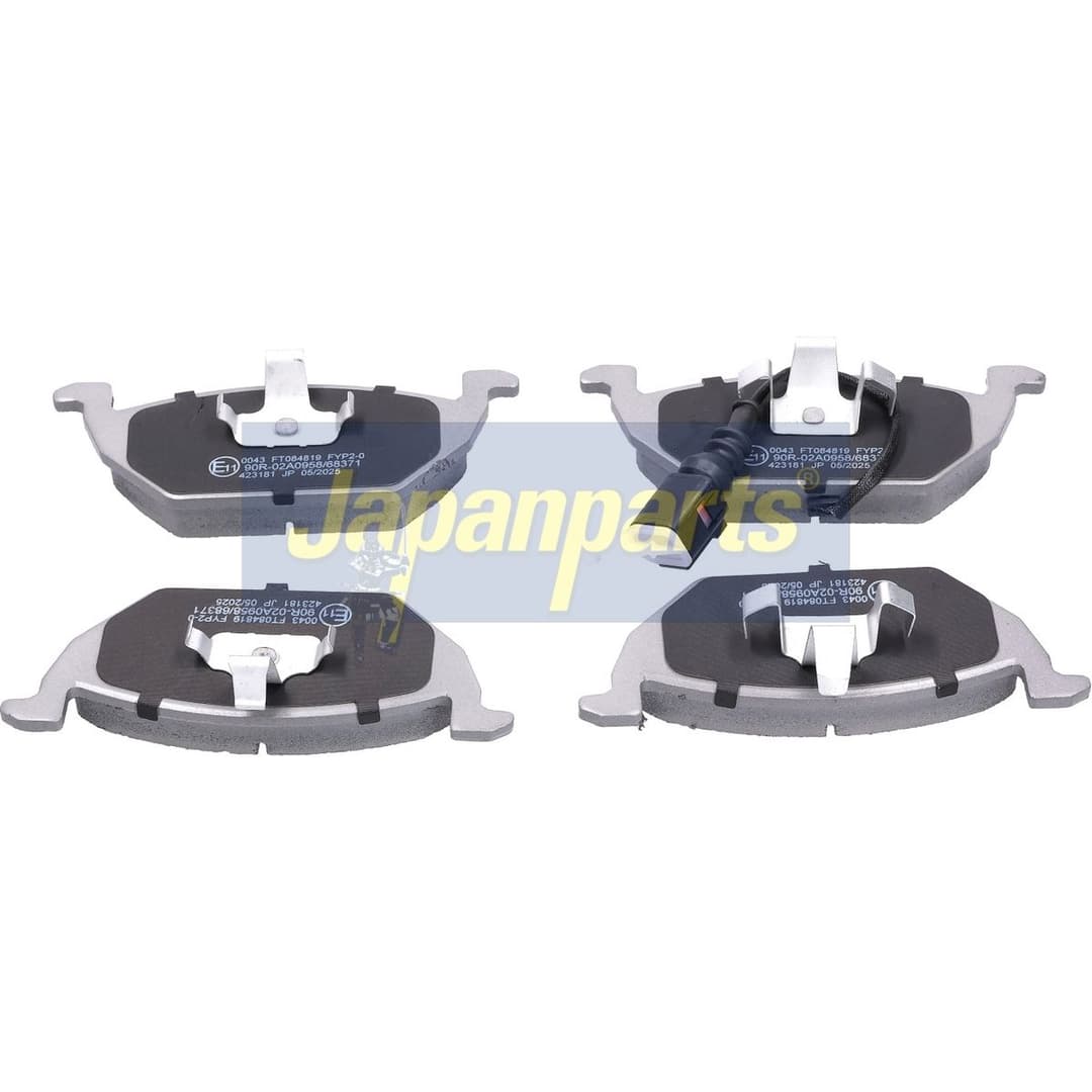 set placute frana,frana disc JAPANPARTS PA-0043AF