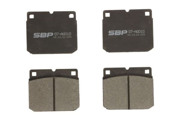 set placute frana,frana disc SBP 07-AG010
