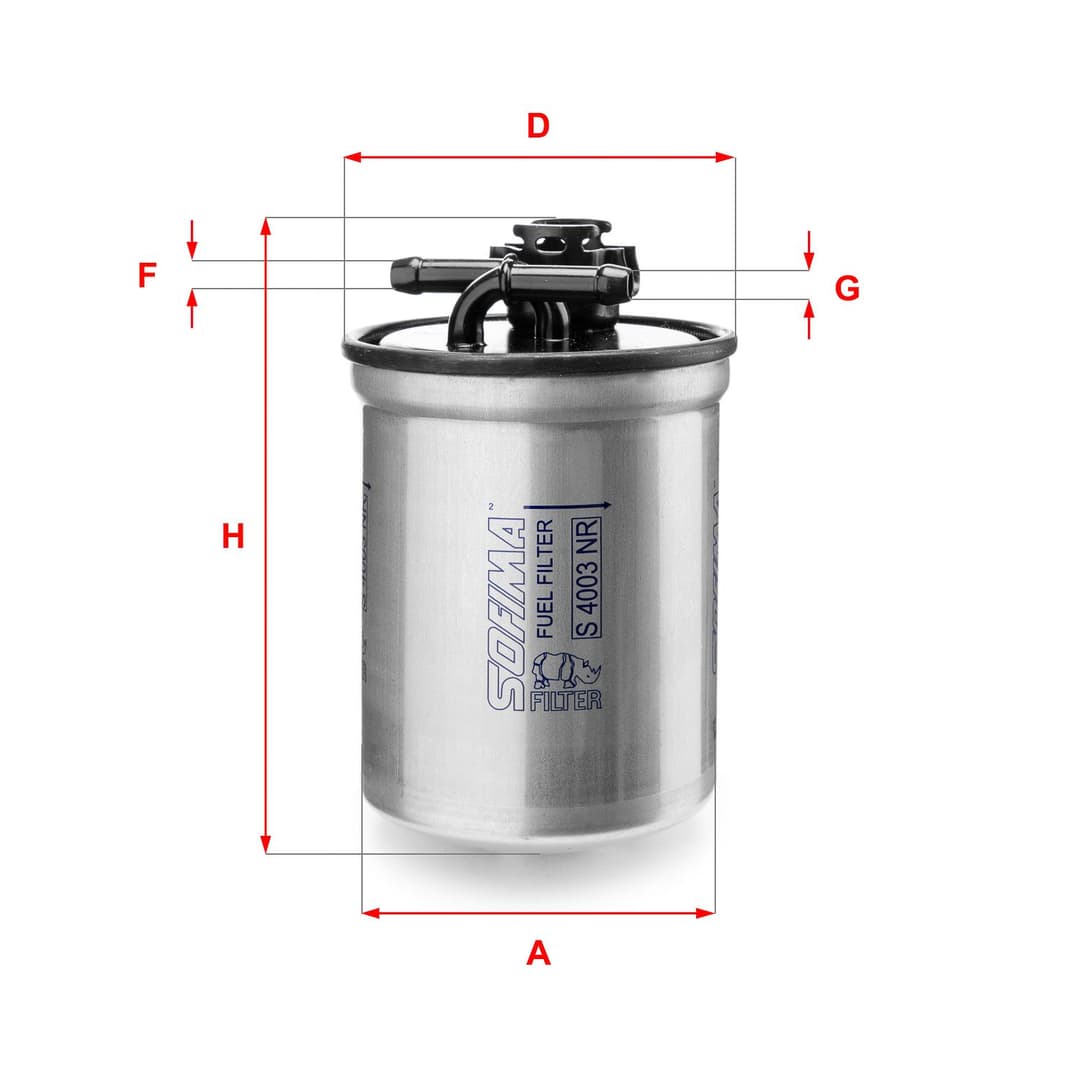filtru combustibil SOFIMA S 4003 NR