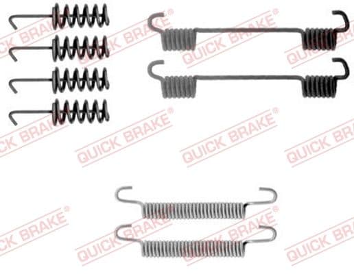 set accesorii, saboti frana parcare QUICK BRAKE 105-0775