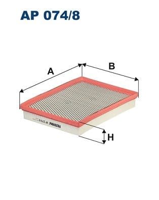 Filtru aer FILTRON AP 074/8