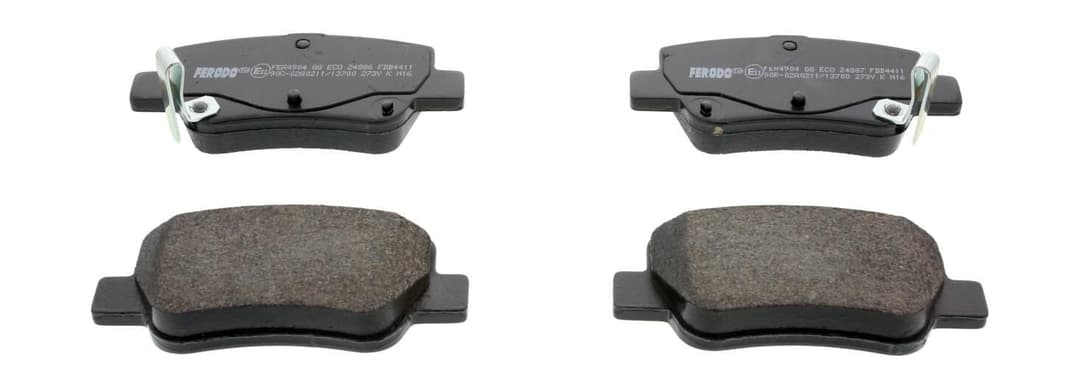 set placute frana,frana disc FERODO PREMIER ECO FRICTION FDB4411