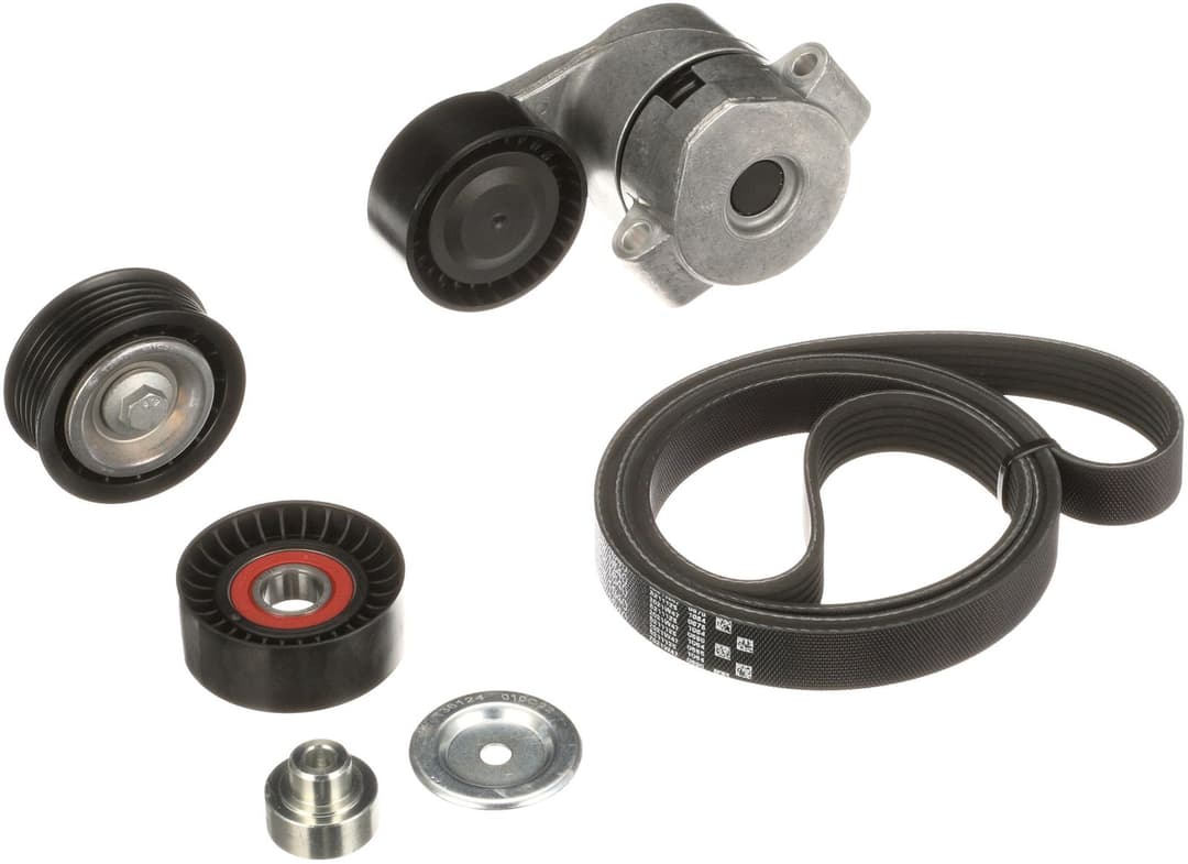 Set curea transmisie cu caneluri GATES Micro-V® K166PK1640