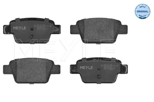 set placute frana,frana disc MEYLE -ORIGINAL: True to OE. 025 237 1415