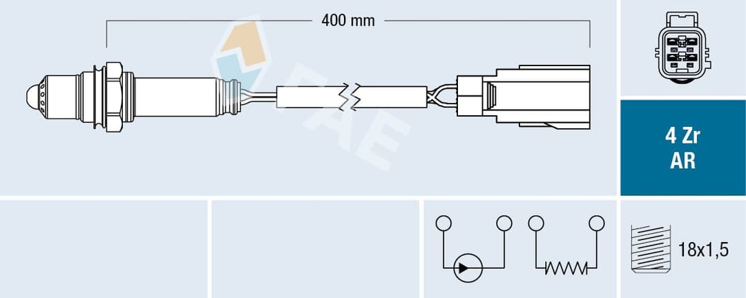 Sonda Lambda FAE 75630