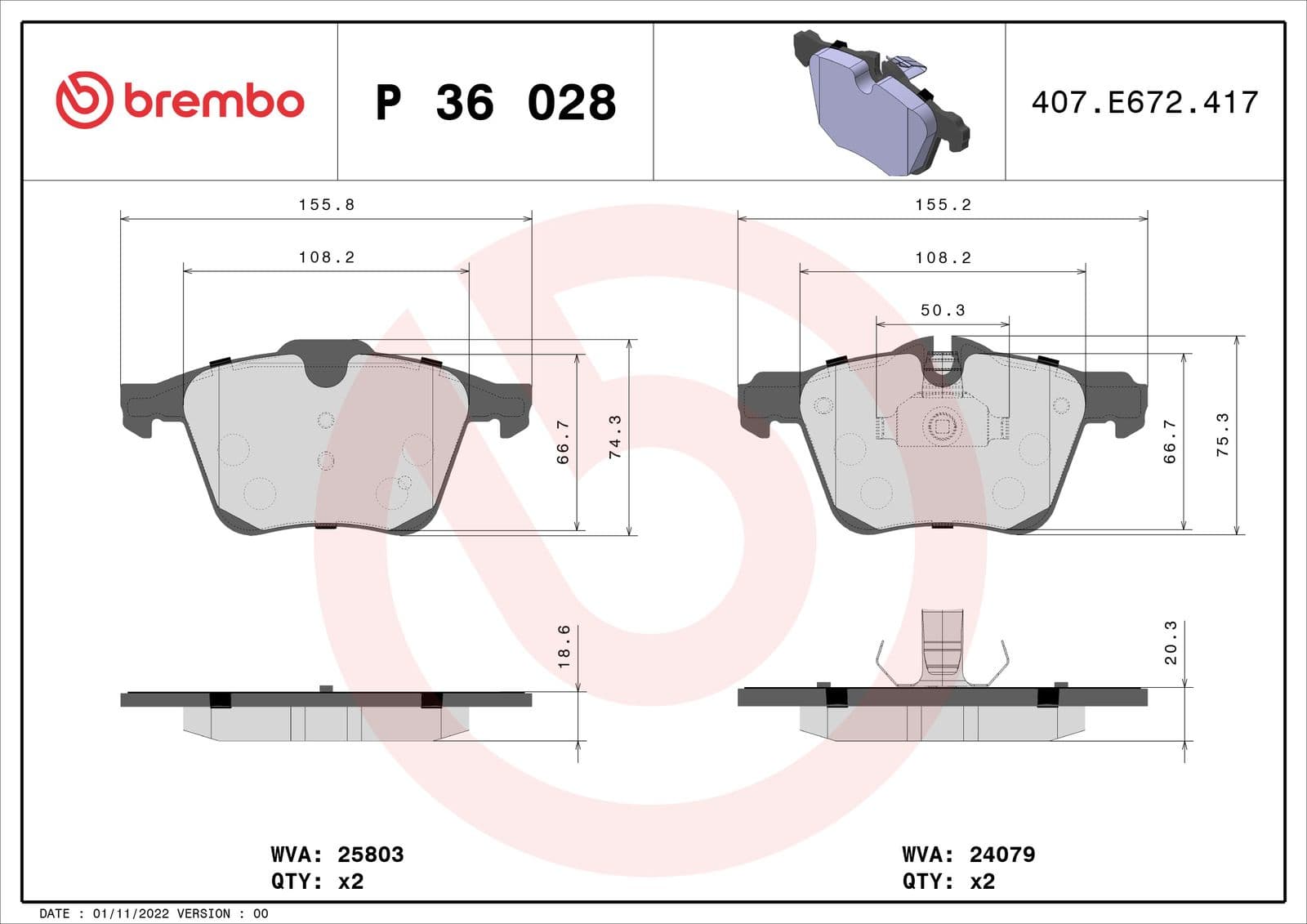 set placute frana,frana disc BREMBO PRIME LINE P 36 028