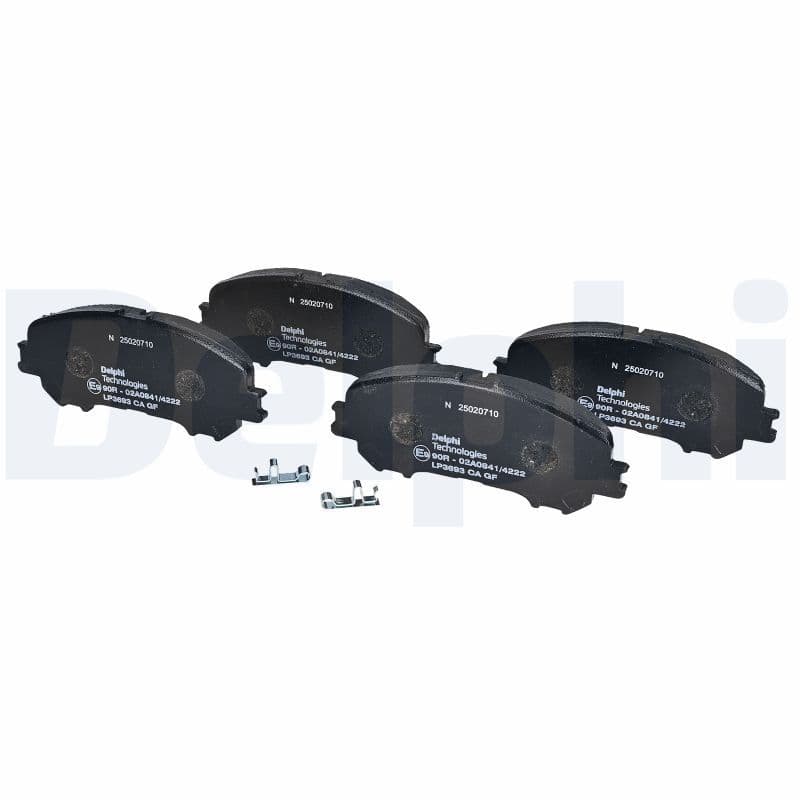 set placute frana,frana disc DELPHI LP3693