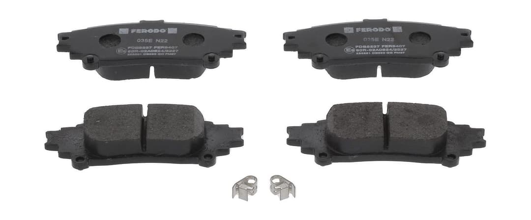 set placute frana,frana disc FERODO PREMIER ECO FRICTION FDB5237