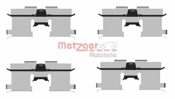 Set accesorii, placute frana METZGER 109-1692