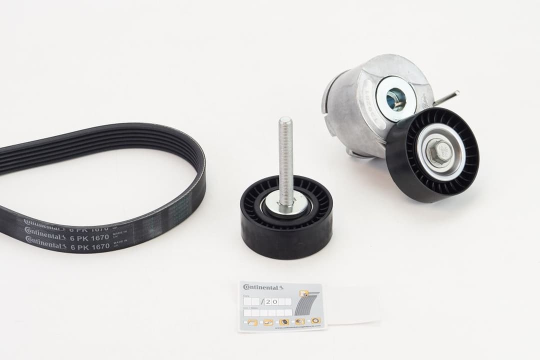 Set curea transmisie cu caneluri CONTINENTAL CTAM 6PK1670K1