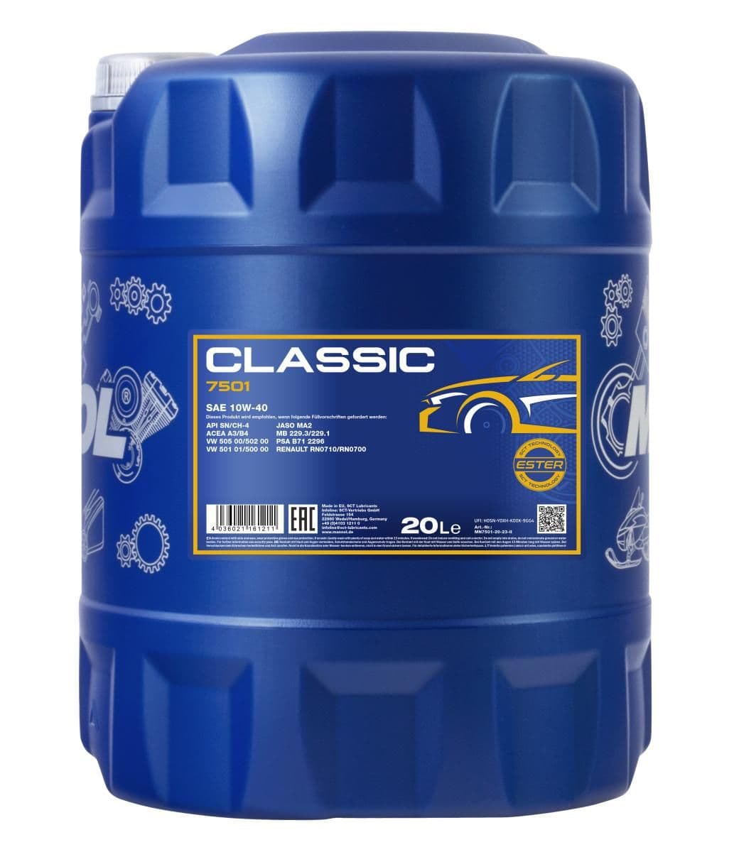 MANNOL CLASSIC 10W-40- 20L