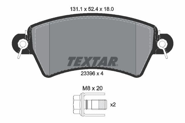 set placute frana,frana disc TEXTAR Q+ 2339602