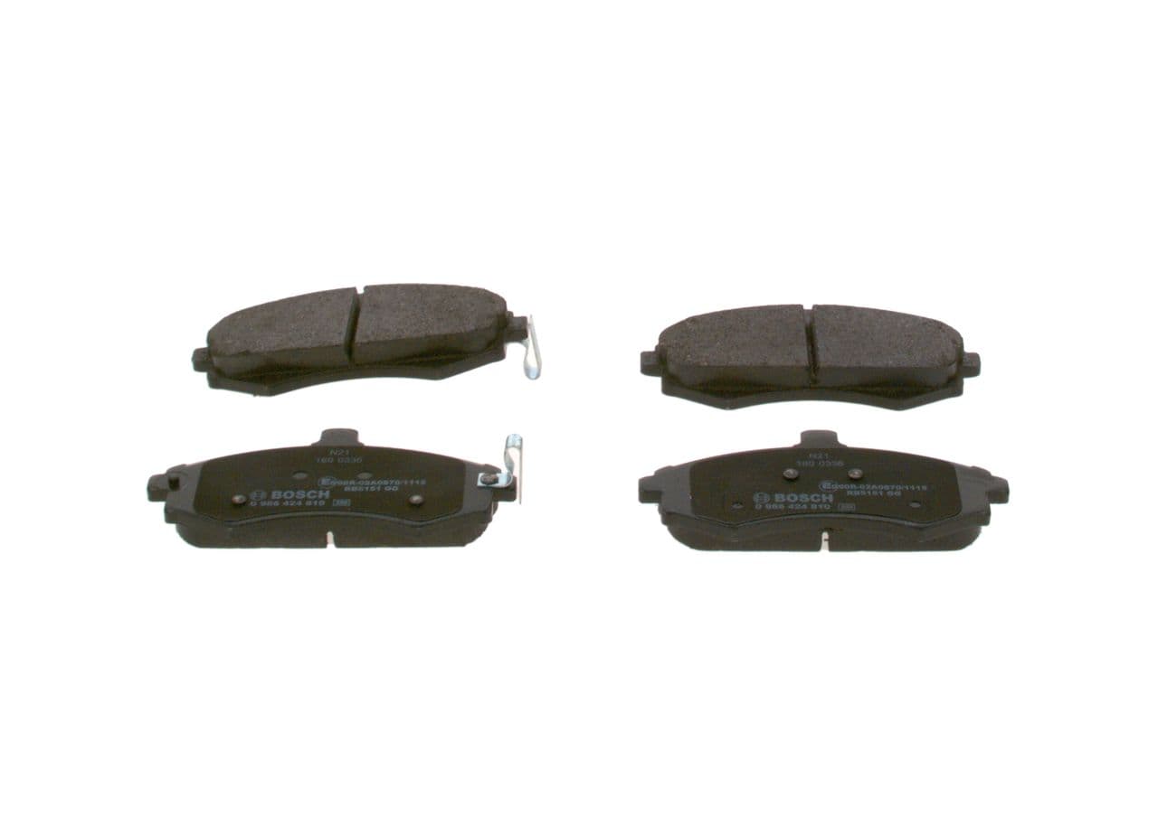 set placute frana,frana disc BOSCH 0 986 424 810