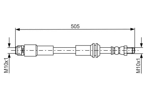 Furtun frana BOSCH 1 987 481 675