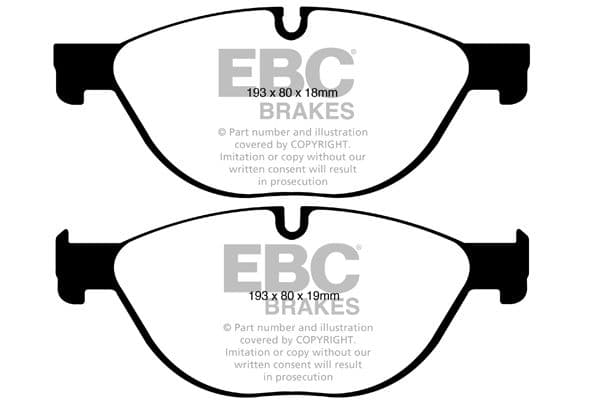 set placute frana,frana disc EBC Brakes DP42019R